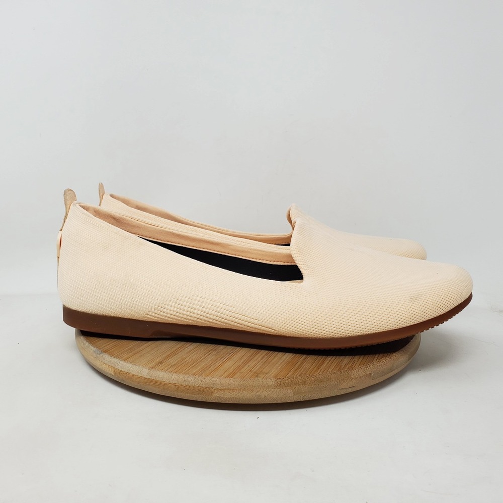 Vessi Market Flats Womens‎ 11 Light Peach Slip On Minimalist Office Modest Shoes